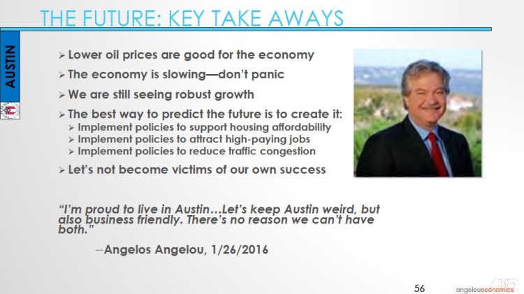Long-Center-Economic-Forecast-Presentation 2015 Key Take Aways